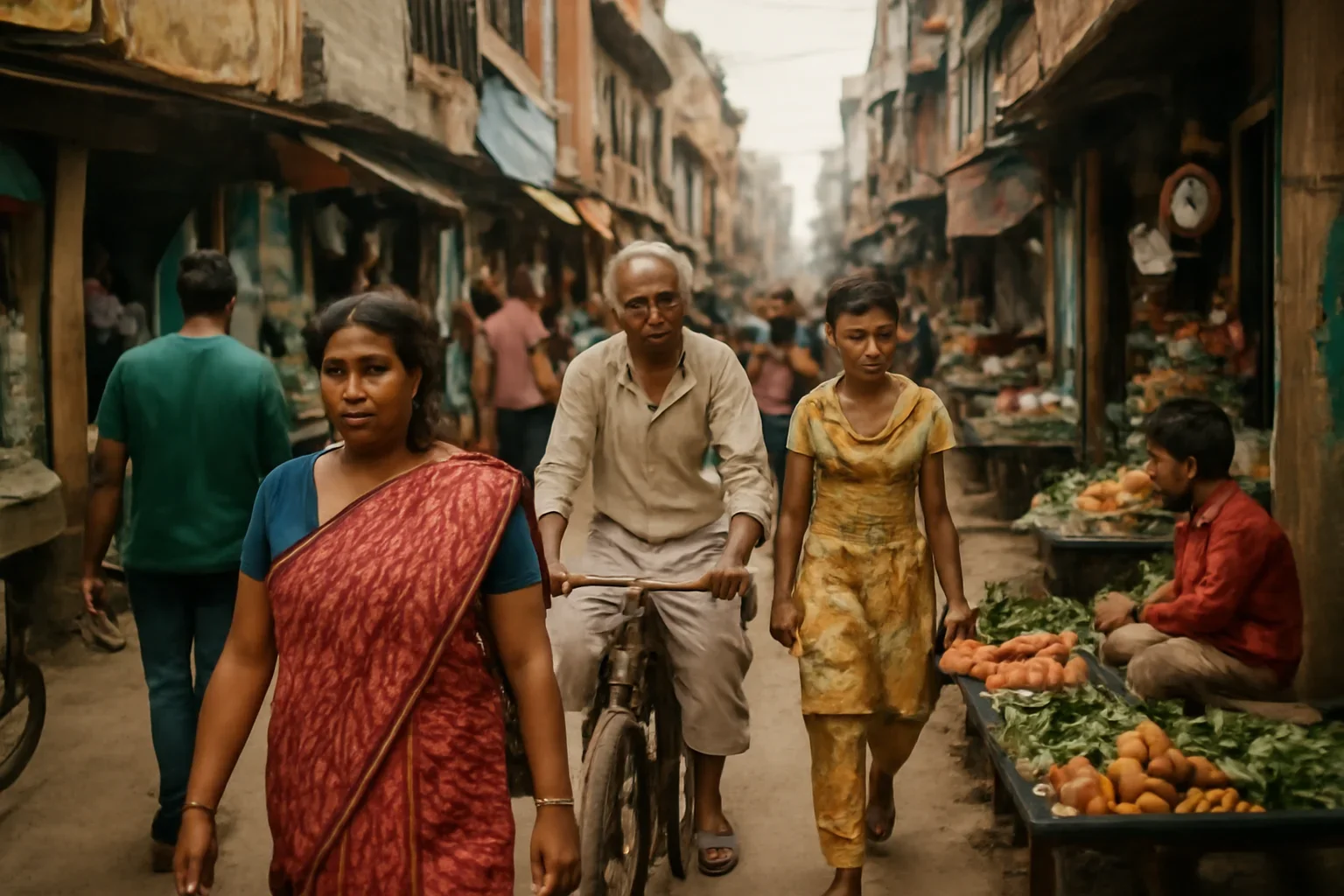 Street scene that captures everyday atmosphere in Countries