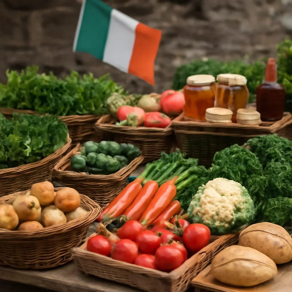 Local food and market details from Ireland